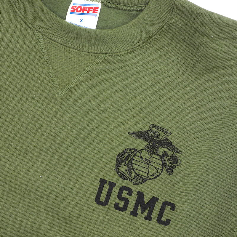 SOFFE（ソフィー）MARINE CORPS Sweat Shirt [D0024218][OD]