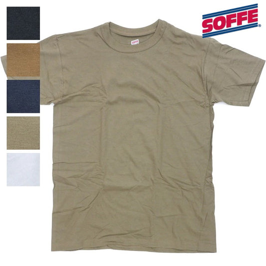 SOFFE Crew Neck 3 Pack Tee [682M-3] [Made IN USA] [100% combed ringspun cotton jersey] [5 colors] [Letter Pack Plus compatible]