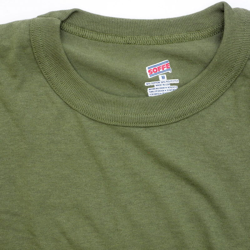 SOFFE(ソフィー)BASE LAYER Crew Neck 3 Pack Tee [M280-3][Made IN USA][50% Cotton 50% Polyester jersey][4色]【レターパックプラス対応】