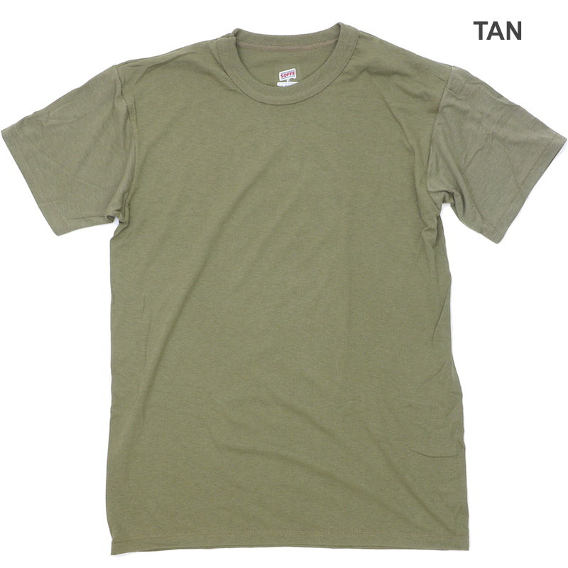SOFFE(ソフィー)BASE LAYER Crew Neck 3 Pack Tee [M280-3][Made IN USA][50% Cotton 50% Polyester jersey][4色]【レターパックプラス対応】