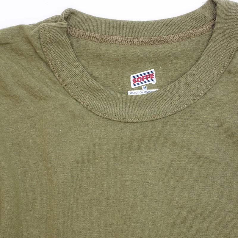 SOFFE(ソフィー)BASE LAYER Crew Neck 3 Pack Tee [M280-3][Made IN USA][50% Cotton 50% Polyester jersey][4色]【レターパックプラス対応】