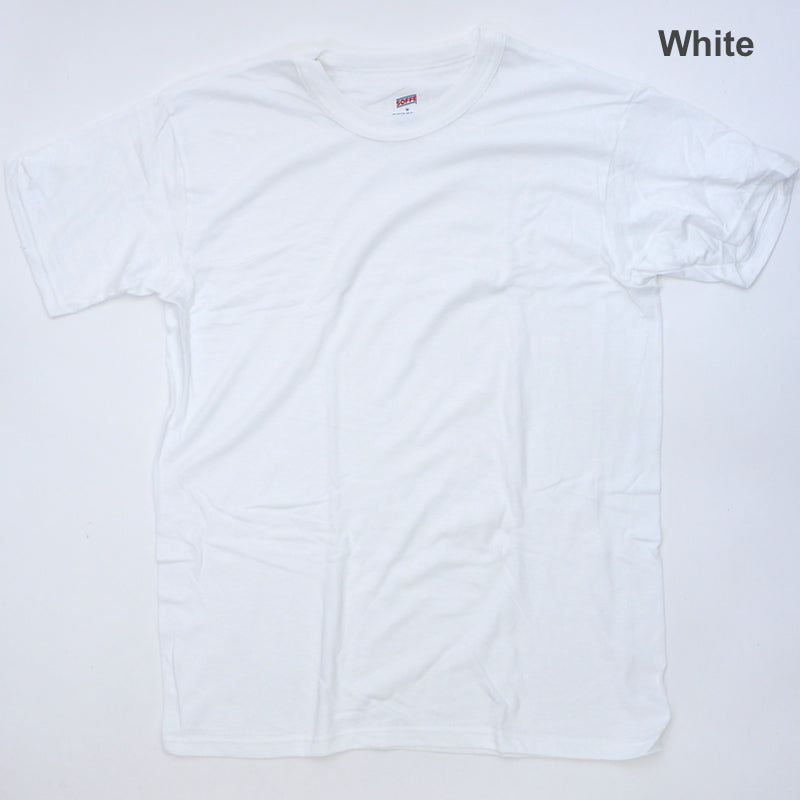 SOFFE(ソフィー)BASE LAYER Crew Neck 3 Pack Tee [M280-3][Made IN USA][50% Cotton 50% Polyester jersey][4色]【レターパックプラス対応】
