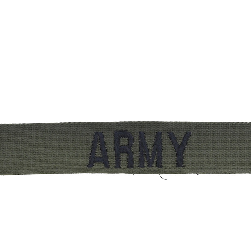 Military Patch（ミリタリーパッチ）ARMY テープ[OD][コットン]【レターパックプラス対応】【レターパックライト対応】