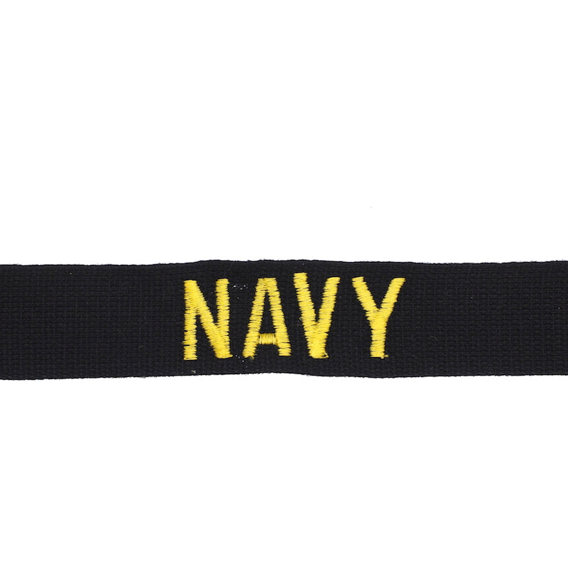 Military Patch NAVY Tape [BLACK] [Cotton] [Compatible with Letter Pack Plus] [Compatible with Letter Pack Light]