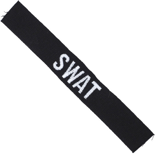 Military Patch SWAT Tape [BLACK] [Cotton] [Letter Pack Plus compatible] [Letter Pack Light compatible]