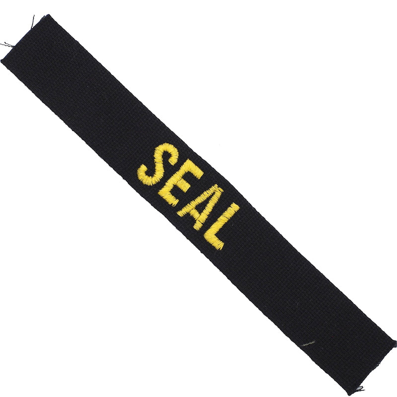 Military Patch SEAL Tape [BLACK] [Cotton] [Compatible with Letter Pack Plus] [Compatible with Letter Pack Light]