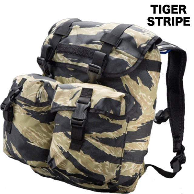J-TECH J-TECH SMALL ALICE PACK 2 POCKETS [Black, Foliage Green, OD, Tiger Stripe] [Nakata Shoten]