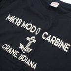 【クリアランスSALE】Military Style（ミリタリースタイル）Tシャツ MK18 MOD0 CARBINE  ショートスリーブ Tシャツ[4色][抜き染め][染み込み]【レターパックプラス対応】