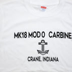 【クリアランスSALE】Military Style（ミリタリースタイル）Tシャツ MK18 MOD0 CARBINE  ショートスリーブ Tシャツ[4色][抜き染め][染み込み]【レターパックプラス対応】