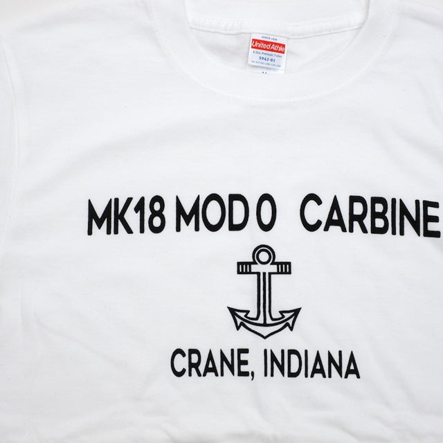 【クリアランスSALE】Military Style（ミリタリースタイル）Tシャツ MK18 MOD0 CARBINE  ショートスリーブ Tシャツ[4色][抜き染め][染み込み]【レターパックプラス対応】