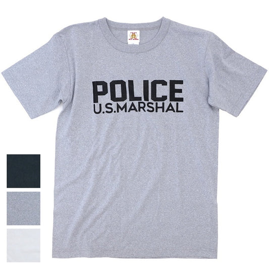 ALL KING POLICE USMARSHAL S/ST shirt [3 colors] [Letter Pack Plus compatible]