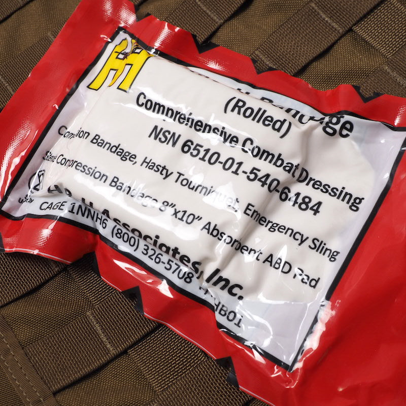 US（米軍放出品）H-Bandage Rolled [総合多機能救急包帯