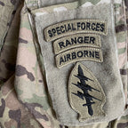 Military Patch Special Force Green Beret [AIRBORNE tab] [RANGER tab] [SPECIALFORCES tag] [OCP] [With hook]