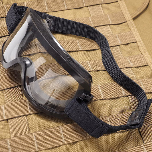 US (U.S. military release product) Flight Helmet Goggle for parachute descent [Clear lens] [HGU-55/P Flight Helmet Goggle]