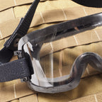 US(米軍放出品) パラシュート降下用フライトヘルメットゴーグル [クリアレンズ][HGU-55/P Flight Helmet Goggle]