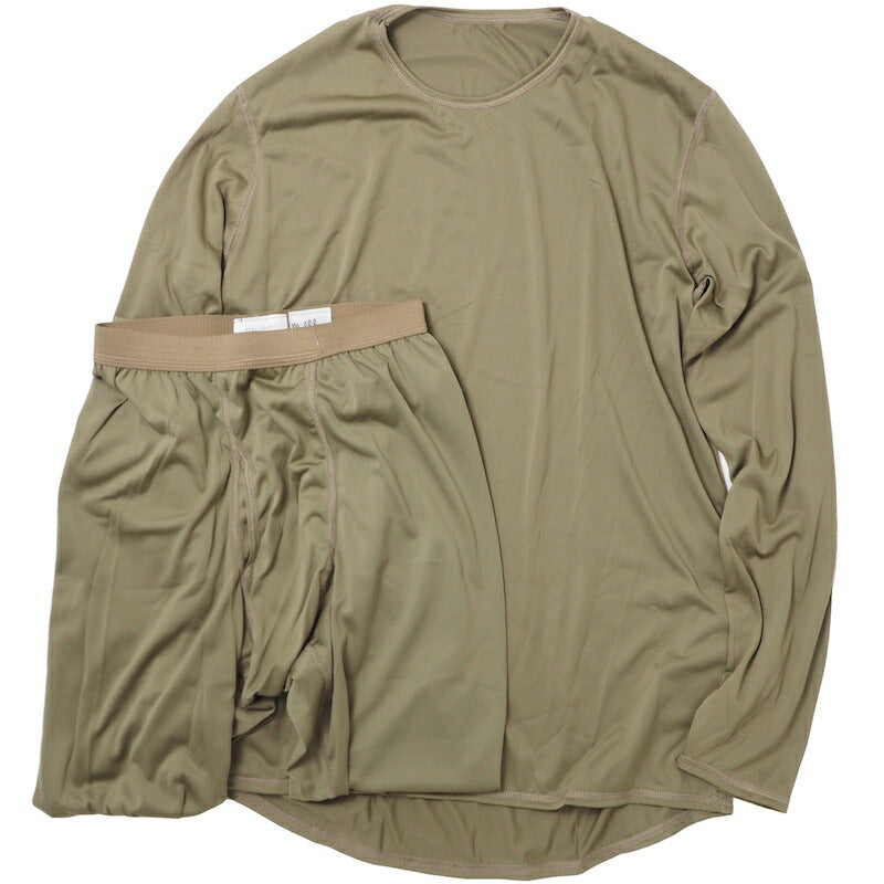 US (US military release product) Level 1 LIGHT WEIGHT UNDERSHIRT &amp; DRAWER [TAN499]