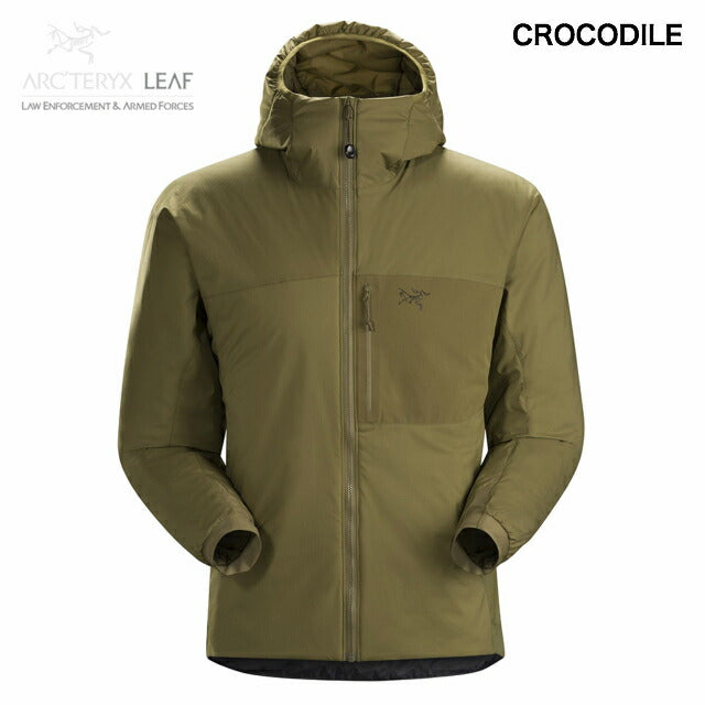 ARC'TERYX LEAF（アークテリクス リーフ）Atom Hoody LT（Gen2.1）[Black][Crocodile][Ranger  Green][Wolf][アトム フーディ]【官公庁職員のみ販売（一般購入不可）】