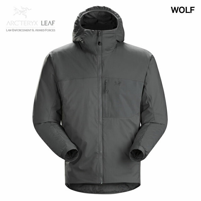 ARC'TERYX LEAF（アークテリクス リーフ）Atom Hoody LT（Gen2.1）[Black][Crocodile][Ranger  Green][Wolf][アトム フーディ]【官公庁職員のみ販売（一般購入不可）】