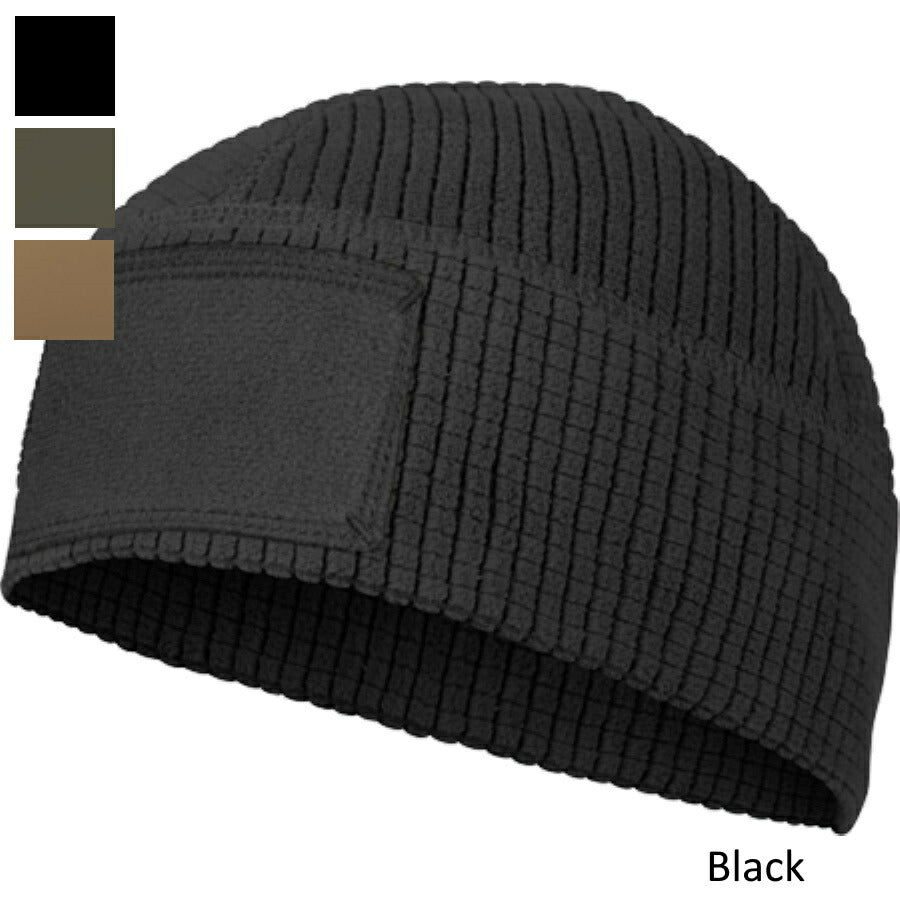 HELIKON-TEX(ヘリコンテックス) Range Beanie Cap グリッドフリースキャップ [Black、Olive Green、Coyote]【中田商店】【レターパックプラス対応】【レターパックライト対応】
