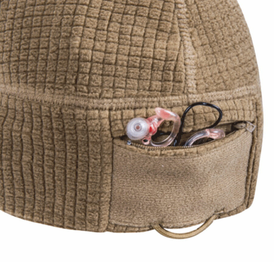 HELIKON-TEX(ヘリコンテックス) Range Beanie Cap グリッドフリースキャップ [Black、Olive Green、Coyote]【中田商店】【レターパックプラス対応】【レターパックライト対応】