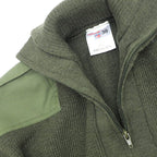 KEMPTON Woolly Pully フロントジップセーター [ドイツ国旗パッチ] [OD]