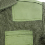 KEMPTON Woolly Pully フロントジップセーター [ドイツ国旗パッチ] [OD]