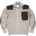 KEMPTON Woolly Pully Front Zip Sweater [Brown Mix]
