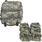 US(米軍放出品)MOLLE II Medical Set Universal Camo [ACU][メディカルバッグ&メディカルポーチ8点セット]