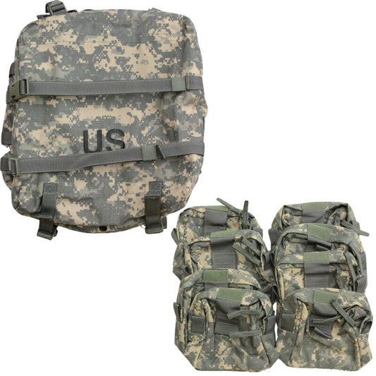 US (US military release product) MOLLE II Medical Set Universal Camo [ACU] [Medical bag &amp; medical pouch 8-piece set]
