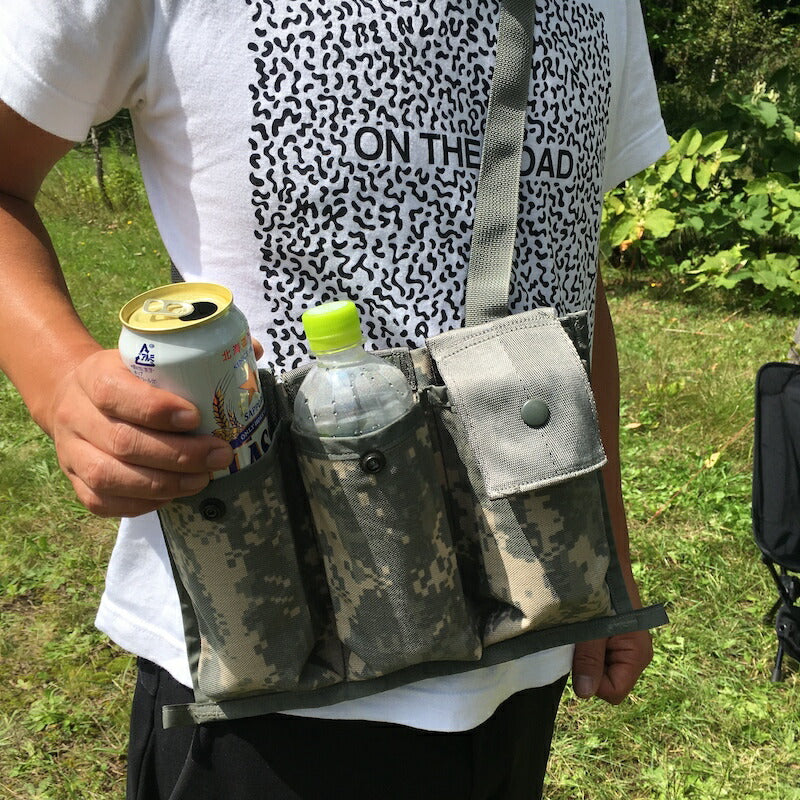 メガリロード ビアポーチ(US MOLLE II Ammunition Pouch Bandoleer ACU)[3本収納][機動性 重視タイプ][マガジンバンダリア]