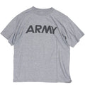US (U.S. military release product) PT ARMY Training T-shirt [Gray] [New] [Letter Pack Plus compatible]