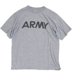 US（米軍放出品）PT ARMY トレーニング Tシャツ [グレー][新品]【レターパックプラス対応】