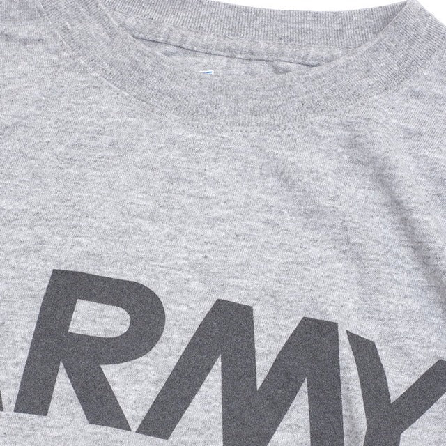 だ*ん様 米軍実物 US ARMY グレーTシャツ 11枚セット ミリタリー ヴ US（米軍放出品）PT ARMY トレーニング Tシャツ [グレー][新品