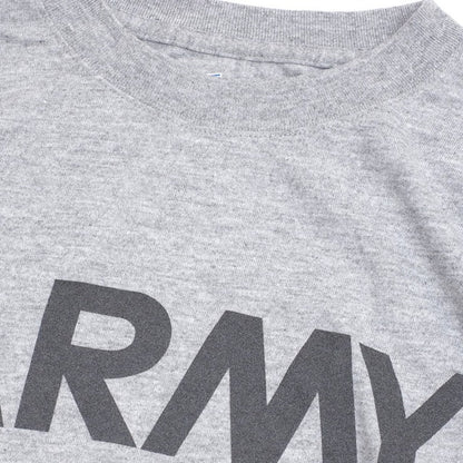 US (U.S. military release product) PT ARMY Training T-shirt [Gray] [New] [Letter Pack Plus compatible]