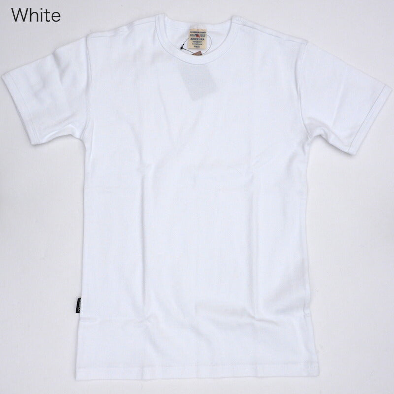 AVIREX（アヴィレックス）RIB S/S クルーネック Tシャツ [4色]【レターパックプラス対応】