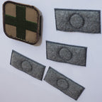 Military Patch（ミリタリーパッチ）Fighter Design（ファイターデザイン）マグネティック パッチ アダプター [5 Set]【レターパックプラス対応】【レターパックライト対応】
