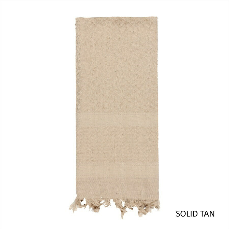 ROTHCO（ロスコ）SHEMAGH SCARF [無地][アフガンストール/シュマグ]【レターパックプラス対応】