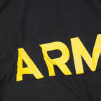 US（米軍放出品）U.S.ARMY ブラック トレーニングTシャツ 半袖【レターパックプラス対応】