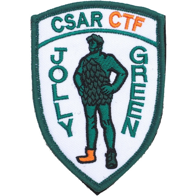 Military Patch（ミリタリーパッチ）33rd Jolly Green Shield CTF カラー [フック付き]【レターパックプラス対応】【レターパックライト対応】