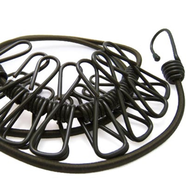 MILITARY（ミリタリー）ユーティリティークリップ [ビニールコートクリップ×8個付き][8 VINYL COATED UTILITY CLIP]【レターパックプラス対応】