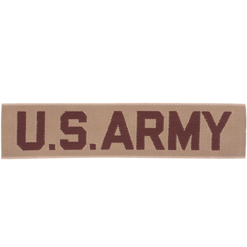 Military Patch（ミリタリーパッチ）US（米軍放出品）U.S. ARMY TAPE[デザート][ナイロン]【レターパックプラス対応】【レターパックライト対応】