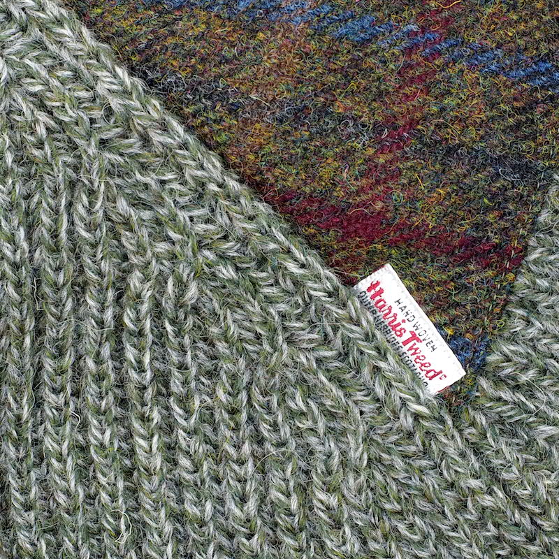 KEMPTON（ケンプトン）NIFFI SERIES HARRIS TWEED HUNTING SWEATER [DARK GRAY][DERBY TWEED][CHARCOAL GRAY]