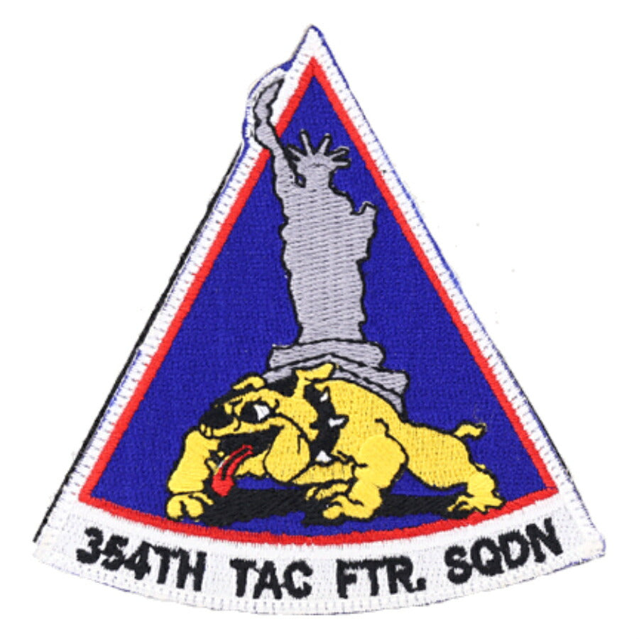 Military Patch（ミリタリーパッチ）354TH TAC FTR. SQDN [フック付き]【レターパックプラス対応】【レターパックライト対応】