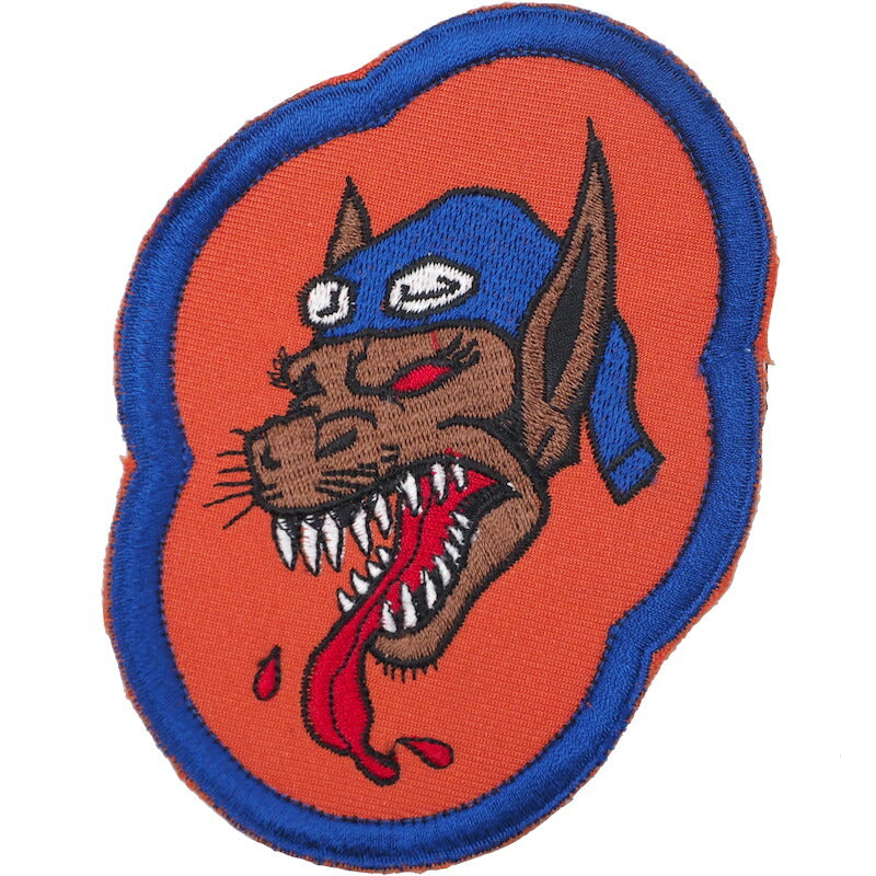 Military Patch（ミリタリーパッチ）36th ファイタースコードロンパッチ [オレンジベース]【レターパックプラス対応】【レターパックライト対応】