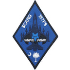 Military Patch（ミリタリーパッチ）SCANG F-16機種 パッチ[2種][フック付き]【レターパックプラス対応】【レターパックライト対応】