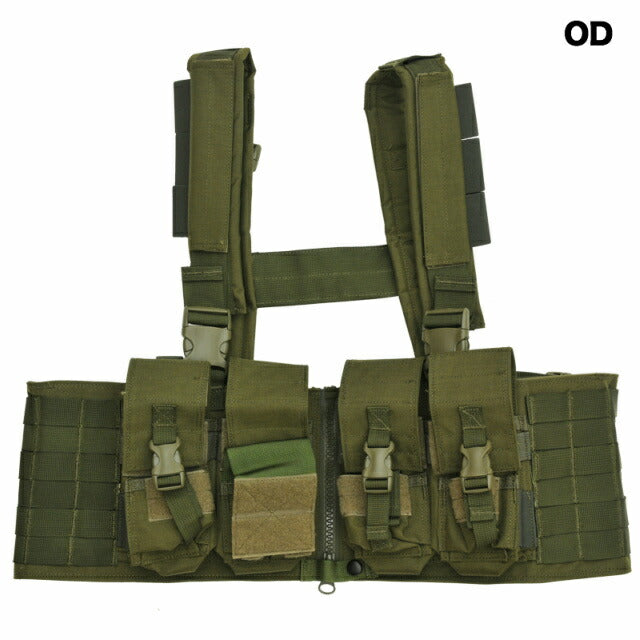 J-TECH（ジェイテック）チェストリグ Type-2 Split Front Zip CS [5色][Black、Coyote  Brown、Digital Desert、Foliage Green、OD]