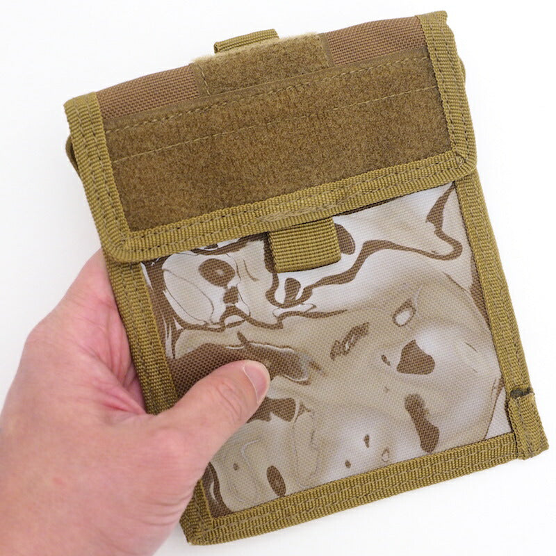 MILITARY(ミリタリー) トラベラー ID ホルダー TRAVELER ID HOLDER [Black][Ranger Green][Mulch Brown]【レターパックプラス対応】【レターパックライト対応】