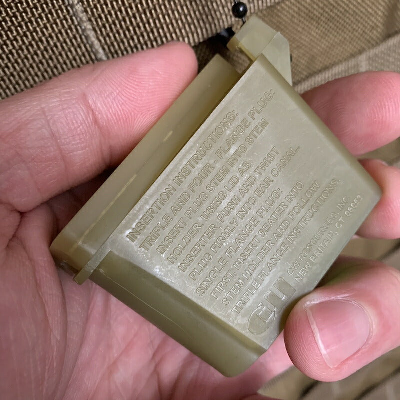 US(米軍放出品) イヤープラグ キャリングケース 耳栓ケース Ear Plug Carrying Case【レターパックプラス対応】【レターパックライト対応】