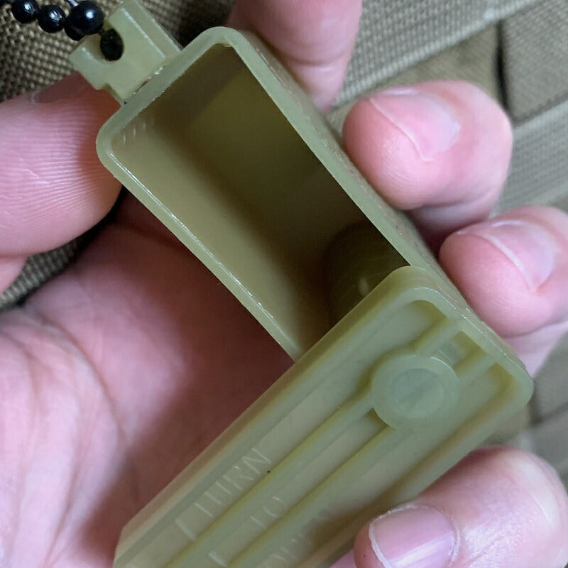 US(米軍放出品) イヤープラグ キャリングケース 耳栓ケース Ear Plug Carrying Case【レターパックプラス対応】【レターパックライト対応】