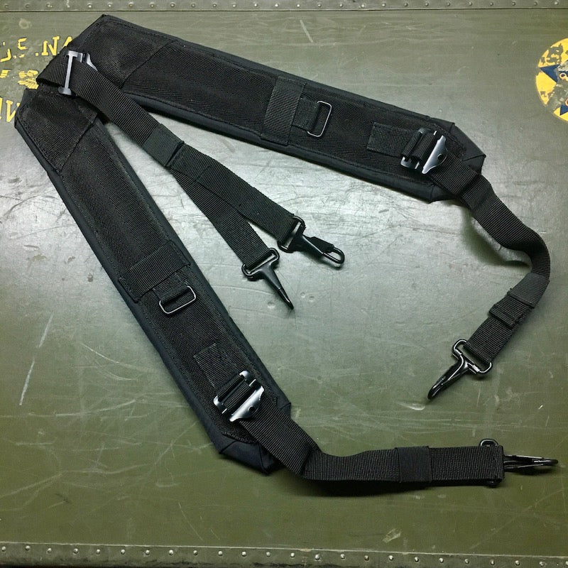 MILITARY Y-type suspenders Black
